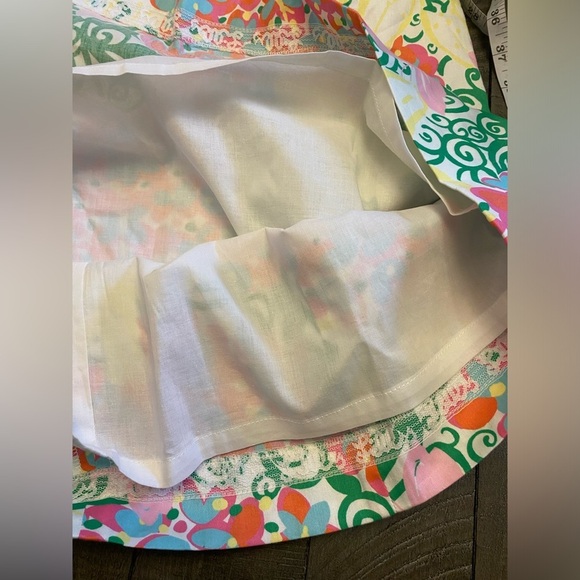 Lilly Pulitzer Isabel halter dress Resort White Mariposa print - Picture 10 of 12